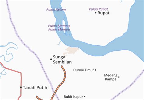 MICHELIN Dumai-Kodya map - ViaMichelin