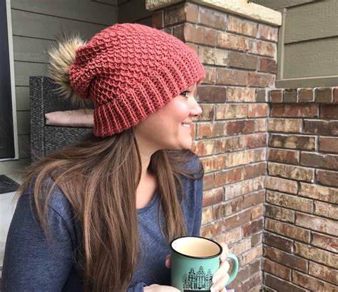 Back in Brugge Slouchy Beanie Free Crochet Pattern