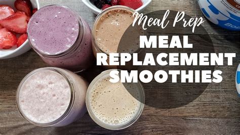 Meal Replacement Shakes Weight Loss Recipes Healthy Protein Smoothies ...