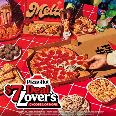 Pizza Hut Specials: $7 Deal Lover's Menu