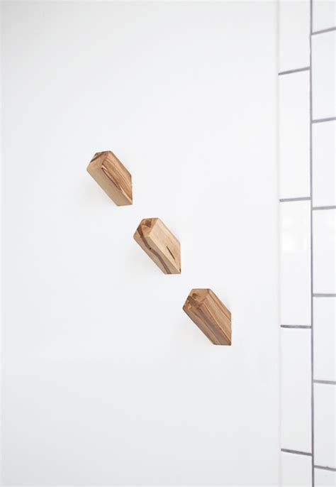 How to Make DIY Wood Wall Hooks