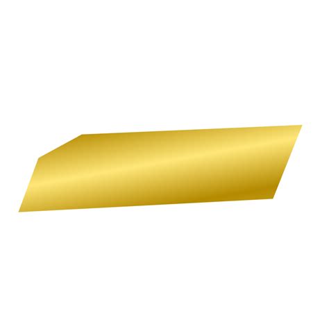 Gold ribbon banner 38050042 PNG