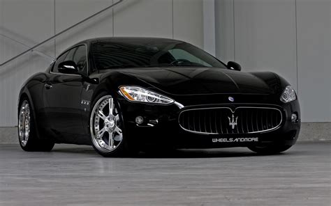 Black Maserati GranTurismo coupe HD wallpaper | Wallpaper Flare