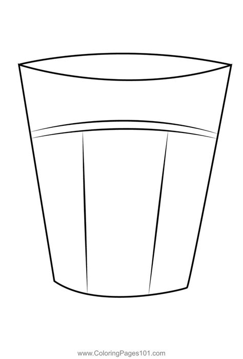 a black and white drawing of a cup with the top half drawn out to look ...