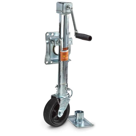 Valley 2-in-1 Trailer Jack, Flat Base or Wheel 1,500 lb. - 657962, Hand ...