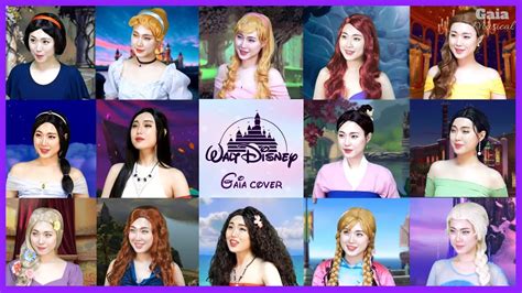 👑“DISNEY PRINCESS MEDLEY” (One Woman Cover) I LOVE DISNEY♥ - YouTube