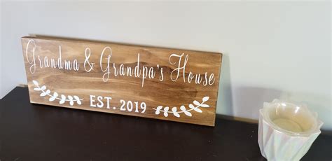 Grandma & Grandpa's house, Grandparent sign, Gifts for grandparents ...