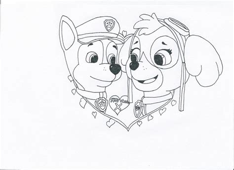 Paw Patrol Chase Coloring Pages - Coloring Home