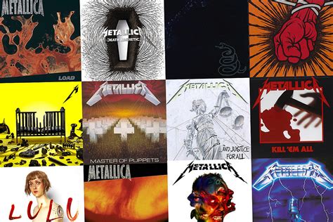 Metallica Album Covers