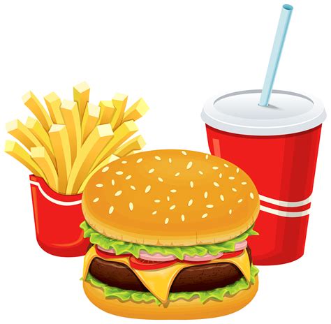 Fast food Junk food Hamburger Breakfast French fries - fries png ...