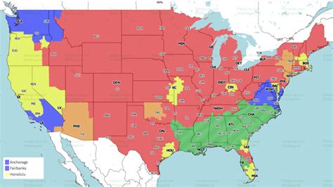 NFL Week 5 coverage map: TV schedule for CBS, Fox regional broadcasts ...