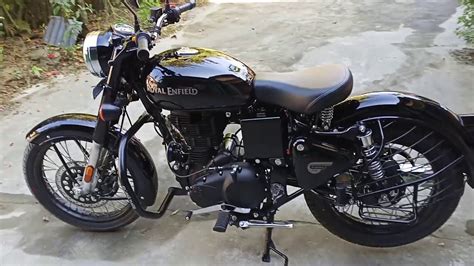 Royal Enfield Classic 350 Pure Black - YouTube