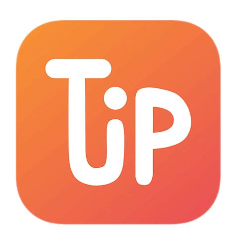 Tip app logo transparent PNG - StickPNG