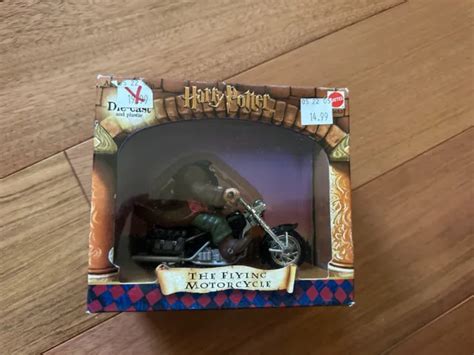 01 HARRY POTTER Rubeus Hagrid The Flying Motorcycle Mattel Diecast ...