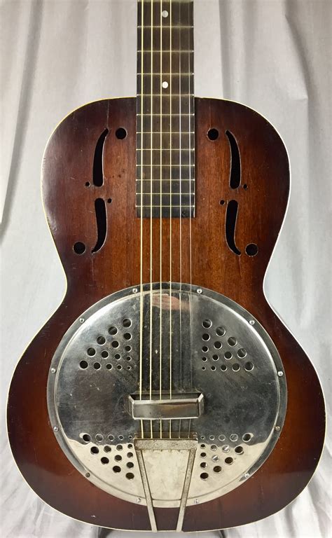 Vintage Guitars, SWEDEN - 1933 Kay De Luxe resonator guitar.