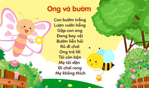 Bài Thơ Ong Và Bướm, Con Bướm Trắng [Hình Ảnh + Giáo Án]