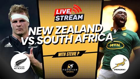 NEW ZEALAND VS SOUTH AFRICA LIVE! | All Blacks vs Springboks Watchalong ...