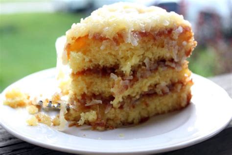 My Grandmother's 7Up Cake with Pineapple + Coconut Frosting