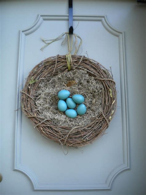 birdnest wreath - Google Search | Bird nest wreath, Easter wreaths ...