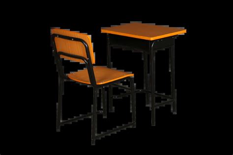 Simple Single Table And Chair School Student Desk And Chair School In ...