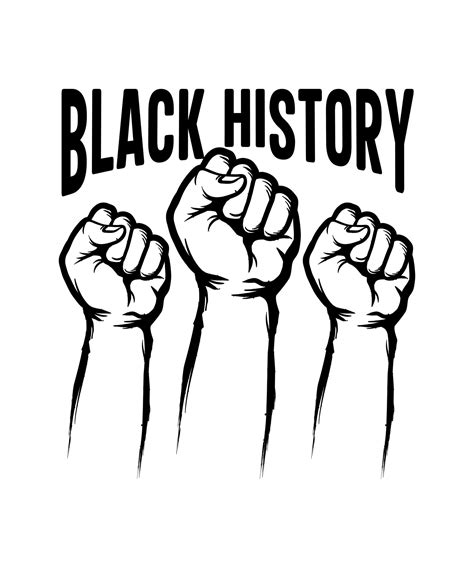 Black history month logo illustration design 17193392 Vector Art at ...