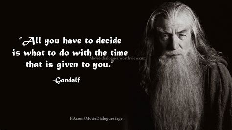 Top Quotes by Gandalf from "The Lord of the Rings" - Movie Dialogues