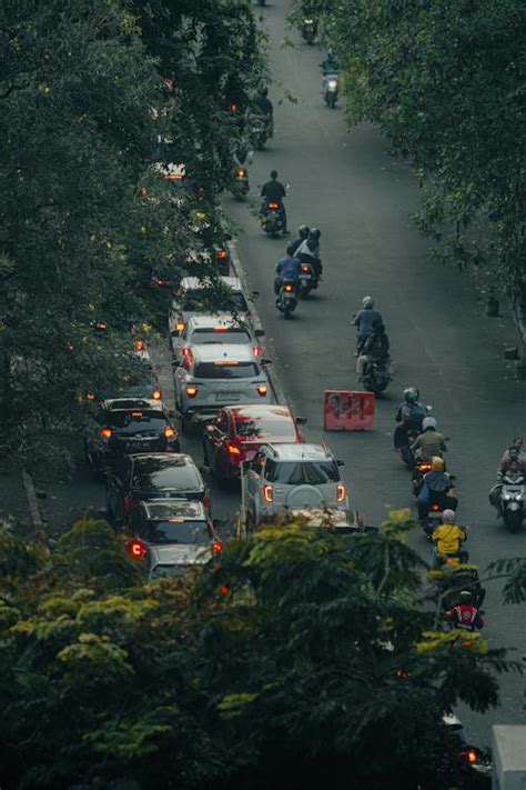 Aerial View of the Traffic · Free Stock Photo