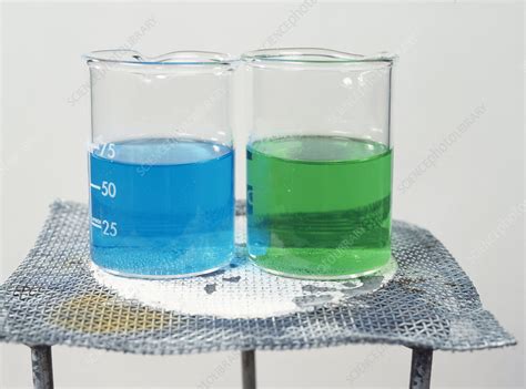 Two copper oxide reactions - Stock Image - A500/0465 - Science Photo ...