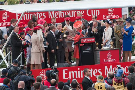 Flemington on Cup Day | Melbourne Cup trophy