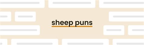 51 Sheep Puns That Wool Make You Laugh - PunPress