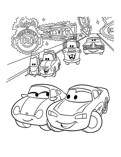 Disney Cars Coloring Pages Pdf - Coloring Home