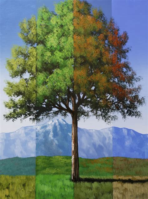 Surreal Timeline Tree Series – 4 Lesson Set – Acrylic Painting Lesson ...