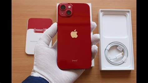 iPhone 13 Product Red || UNBOXING - YouTube