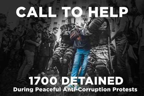 Call to Help: 1700 Detained During Peaceful Anti-Corruption Protests