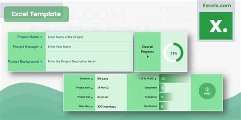 Excel Project Plan Template - Excel