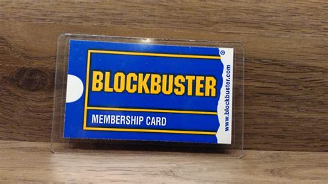 Blockbuster membership card : r/nostalgia