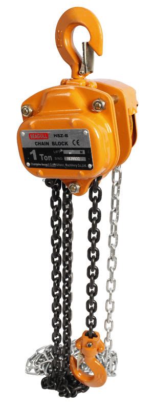 CE Approved Hand Lifting Chain Block , Alloy steel Manual 1 Ton Chain Hoist