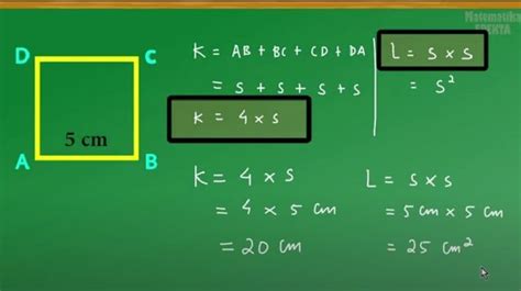 Rumus Luas Persegi Beserta Contoh Soal Dan Penjelasannya Lengkap - Riset