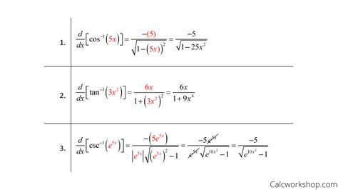 How To Find The Derivative Of Inverse Trig Functions - Bickerstaff ...