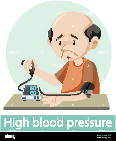 High blood pressure poster Cut Out Stock Images & Pictures - Alamy