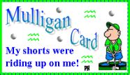 Mulligan Golf Cards