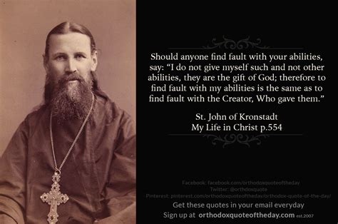 St. John of Kronstadt | Orthodox Quote of the Day ...