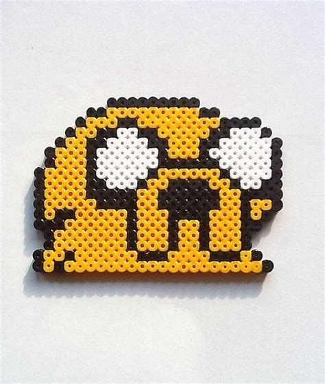 Adventure Time: Jake Perler Bead Sprite | Bead sprite, Perler beads ...