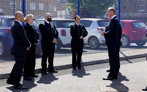 Prince William visits Croydon police station to pay tribute to Sgt Matt ...