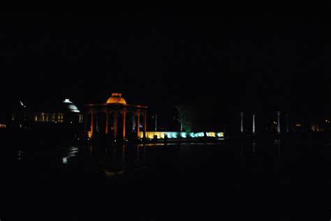 Through Picture: Night view of Ambedkar Park in Lucknow, India