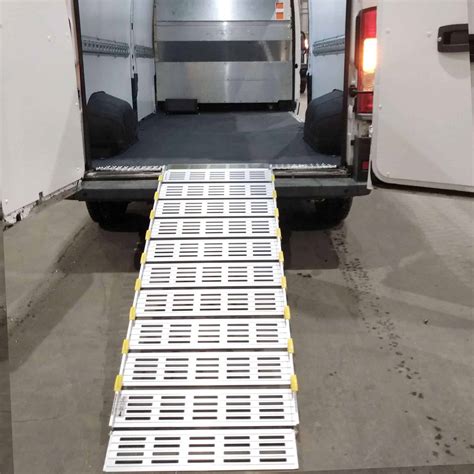 Portable Roll-Up Aluminum Loading Ramps for Vans, Trucks & Trailers ...