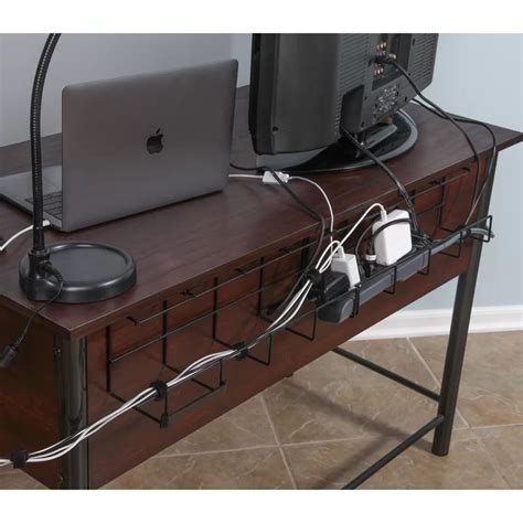 Wire Tray Desk Cable Organizer | Cable management diy, Cable management ...