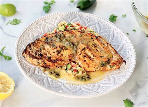 Grilled swordfish with mustard caper vinaigrette – Sea-Suite Kitchen