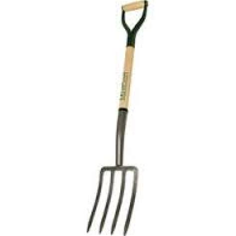 33284 - SPADING FORK 5 TINES WOOD - Amarillo Bolt