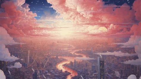 Retrowave Sunset City Live Wallpaper - MoeWalls